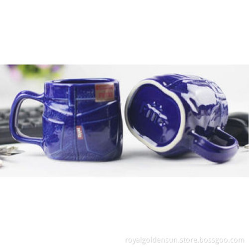 Jeans Creative ceramic mugs
